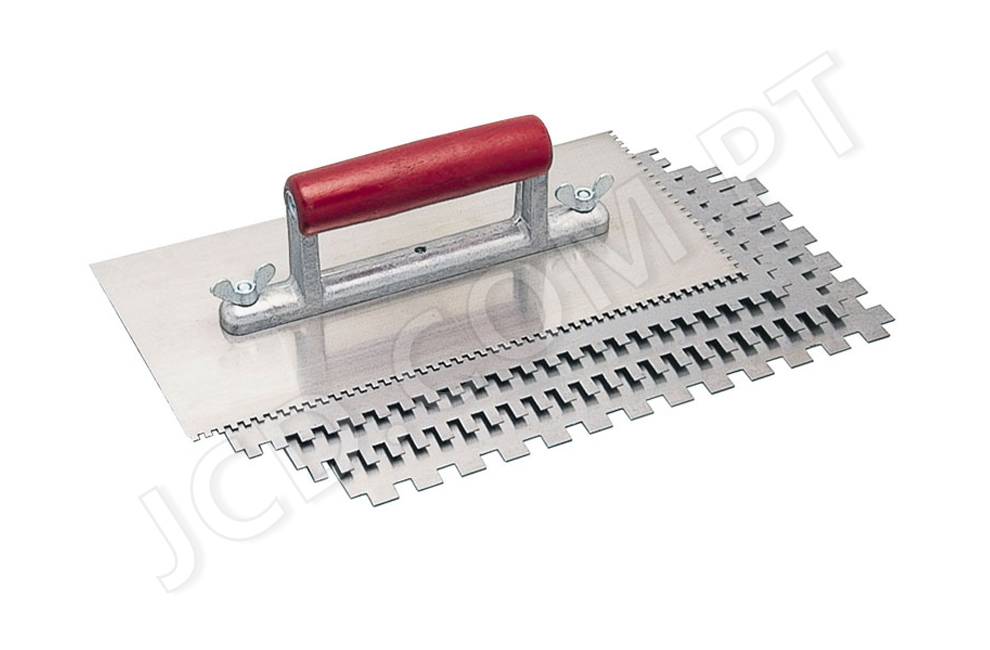 Palustra de afagar, Ferramentas Kaufmann, Palustras, Palustra Inox, Pega em agrafada, Palustra em aço inoxidável Palustra desmontável, Liçosas dentadas, Kaufmann, Ferramentas Manuais, Ferramentas para a Construção, Preços, Palustras dentadas, Ferramentas Profissionais, Gessos, liçosas, Kaufmann