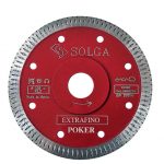 Disco de corte a seco, SOLGA, Muito eficaz, Muito sensível, Corte de azulejo, Porcelanas, Resistente, Corte de Grês, Excelentes acabamentos