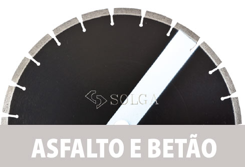 Discos de corte, Corte de asfalto, corte de betão, Pavimentos, corte de juntas de dilatação, Cortadoras de asfalto, Discos diamante, Marca Solga