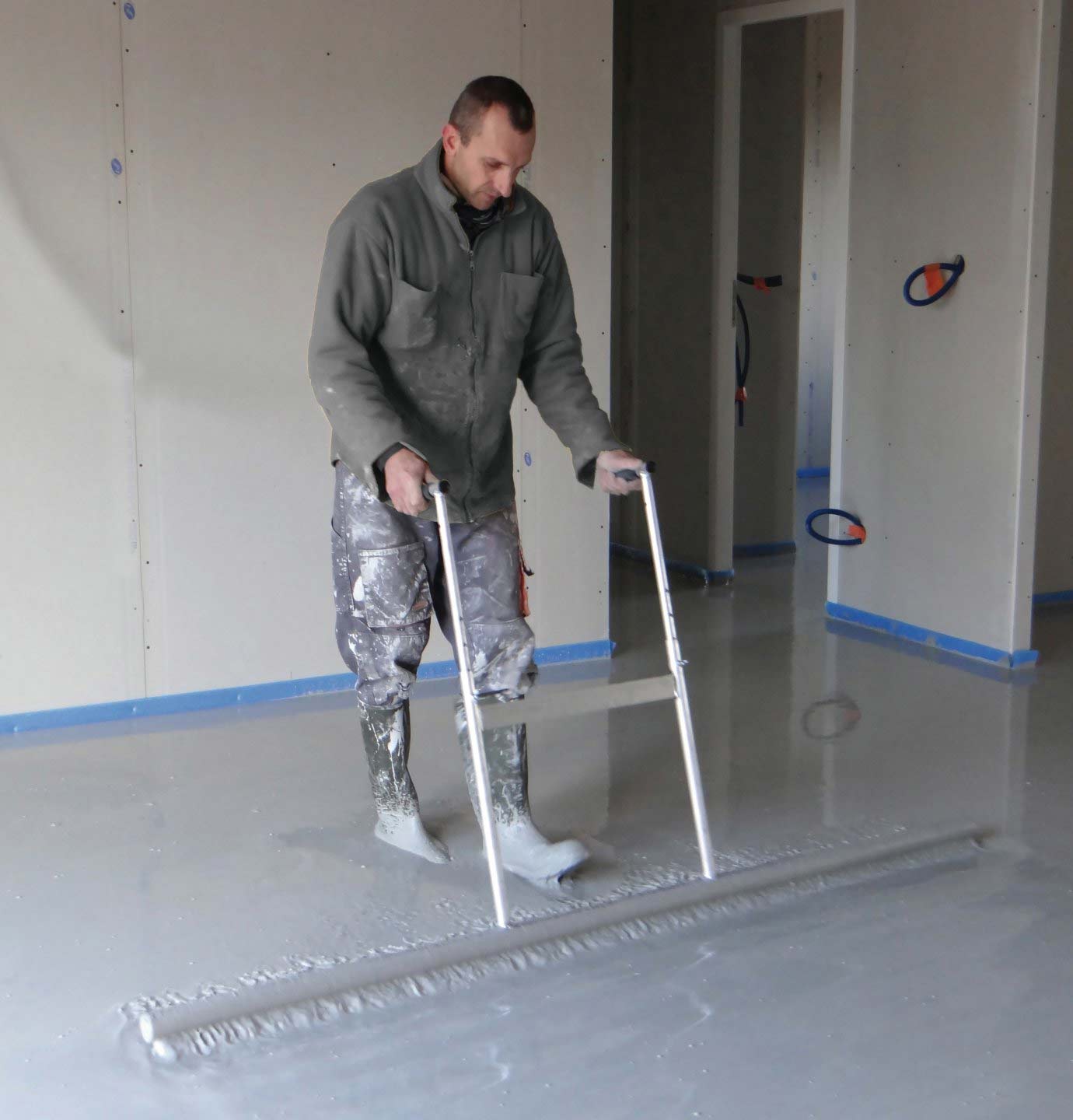 Rodo para betonilha, Rodos para betonilhas liquidas, autonivelantes, ferramentas construção