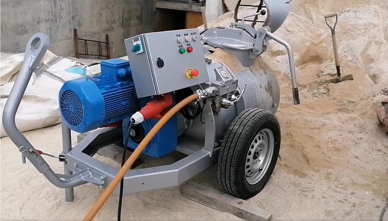 Maquina de Betonilha Elétrica, E260, Máquina eletrica, Maquina Betonilha Trifasica, Betonilhas, importação, Portugal, compressor à parte, KM, Preços