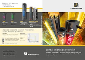 PDF Putzmeister, Tradução para a lingua Portuguesa, Camisas Putzmeister, Camisas, Bombas que duram, Stator, Rotor, Putzmeister, Power, Action, Control Camisas Putzmeister, Camisas, Bombas que duram, Stator, Rotor, Putzmeister, Power, Action, Control