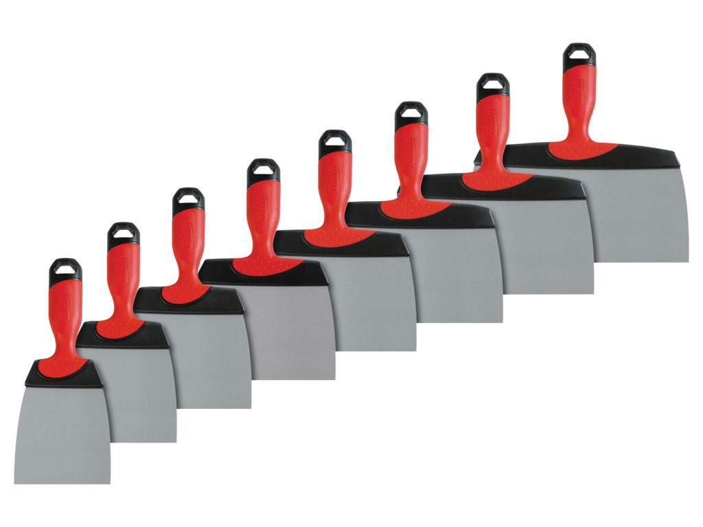 Espátulas Inox, 14 cm, 30 cm,Acabamentos, Profissionais, Drywall, Taliaplast