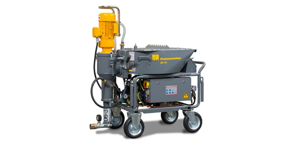 MP25, Putzmeister, Máquinas de Projectar, Betonilha, Máquinas, Reboco