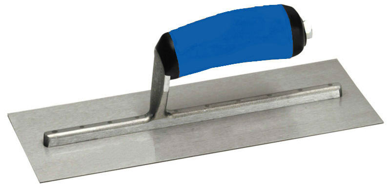 Palustras Inox, Palustra à Francesa, Ferramentas Kaufmann, Aço Inoxidável 494279S, liçosa em aço, pega em borracha, Palustras Beton Trowel, Ferramentas manuais, construção, importação