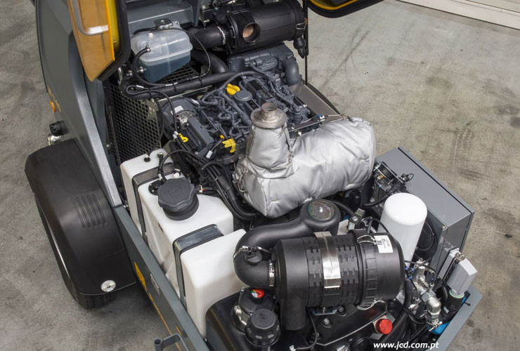 Motor, Máquinas de betonilha, M 740 DH, Máquinas construção, Mixokret M740, Putzmeister, Máquinas, M740, Transportadoras de argamassas, Bombas Transportadoras Via Seca, Putzmeister Portugal