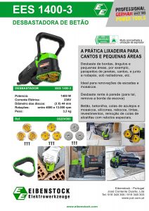Eibenstock EES 1400-3, Desbastadores betão, Desbastadora, Ferramenta eletrica, Construção, Lixadeira, Desbastadoras de betão, Pavimentos, Eibenstock, preço Eibenstock EES 1400-3, Desbastadores betão, Desbastadora, Ferramenta eletrica, Construção, Lixadeira, Desbastadoras de betão, Pavimentos, Eibenstock, preço