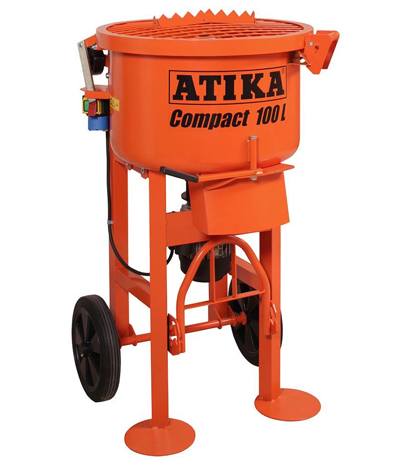 Atika Compact 100, Misturador, Misturadores Planetários, Betoneiras verticais, Argamassas, Preços, Maquinas, Misturador de Betonilhas, Cimento, Reboco