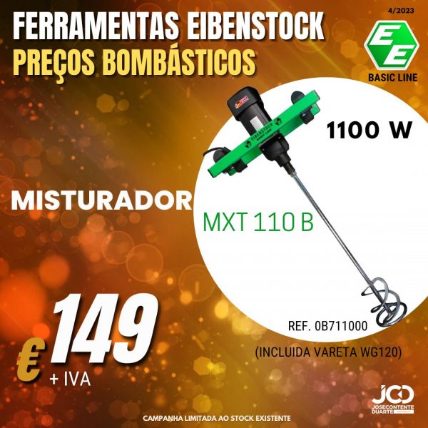 Eibenstock MXT 110 B, Misturador, Misturadores varetas, Misturador electrico, Ferramentas, Construção, bons preços, ferramentas electricas, Mistura, massas