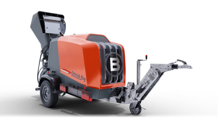 Máquina de betonilha Estrich Boy DC 260-45 Stage V, Maquina Betonilha, Putzmeister, Portugal, Emissões, Bons Preços, Máquinas, Bombas Transportadoras, Betonilha