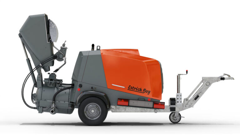 Máquina de betonilha Estrich Boy DC 260-45 Stage V, Maquina Betonilha, Putzmeister, Portugal, Emissões, Bons Preços, Máquinas, Bombas Transportadoras, Betonilha, Betão, Concreto