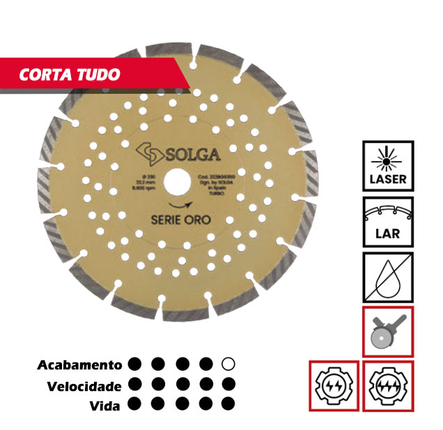 Gold Series, Série Dourada, Solga, Discos de corte, Corte a seco, Diamante, Discos diamantados, diamante, gama Universal, S olga, Marca, Ferramentas diamantadas, Representação em Portugal Série Dourada, Solga, Discos de corte, Corte a seco, Diamante, Discos diamantados, diamante, gama Universal, S olga, Marca, Ferramentas diamantadas, Representação em Portugal