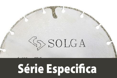 Série Especifica, Solga, Discos de corte, Corte a seco, Diamante, Discos diamantados, diamante, gama Universal, Solga, Marca, Ferramentas diamantadas, Representação em Portugal