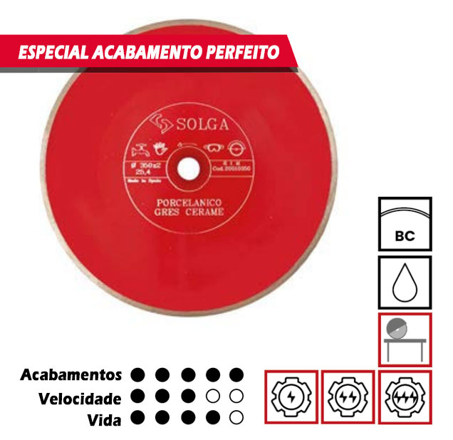 Disco BC, Extra Diamante, Fino, Porcelânico Plus, Discos de corte húmido Porcelânico, Solga, Red Series, Serras de corte de mesa, Água, Cerâmica, Azulejos, Discos Diamantados, Diamante, Cortadoras Húmidas Disco BC, Extra Diamante, Fino, Porcelânico Plus, Discos de corte húmido Porcelânico, Solga, Red Series, Serras de corte de mesa, Água, Cerâmica, Azulejos, Discos Diamantados, Diamante, Cortadoras Húmidas