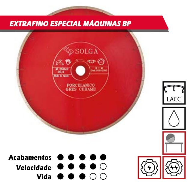 Disco corte de Grés, LACC, extra-Fino, Discos de corte húmido Porcelânico, Solga, Red Series, Serras de corte de mesa, Água, Cerâmica, Azulejos, Discos Diamantados, Diamante, Cortadoras Húmidas Disco corte de Grés, LACC, extra-Fino, Discos de corte húmido Porcelânico, Solga, Red Series, Serras de corte de mesa, Água, Cerâmica, Azulejos, Discos Diamantados, Diamante, Cortadoras Húmidas