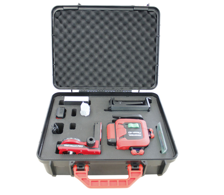 Nível laser Smart 3D, Condtrol, Niveis Linha Verde, ferramentas, Construçao, Profissionais, Nivelamento, obras, Níveis a laser, marcação, Vendas, Portugal Mala de transporte, Nível Laser Fliesen 4D, Condtrol, Níveis a Laser, Ferramentas Digitais, Níveis Linha Verde, ferramentas, Construção, Profissionais, Nivelamento, obras, Níveis a laser, marcação, Vendas, Portugal