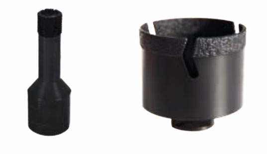 brocas diamantadas, Solga, Brocas porcelânicas, materiais duros, coroas para caroteadoras