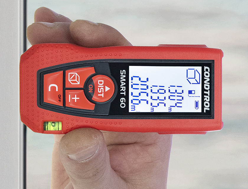 Smart 60, Medidor digital a laser, Condtrol, Construção, Ferramentas laser de medição, medidor a laser