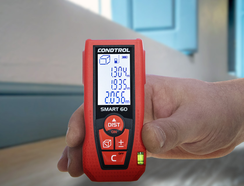 Smart 60, Medidor digital a laser, Condtrol, Construção, Ferramentas laser de medição, medidor a laser