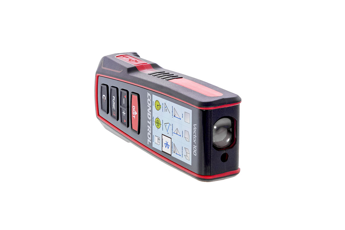 Vector 100, Medidor digital a laser, Condtrol, Construção, Ferramentas laser de medição, medidor a laser