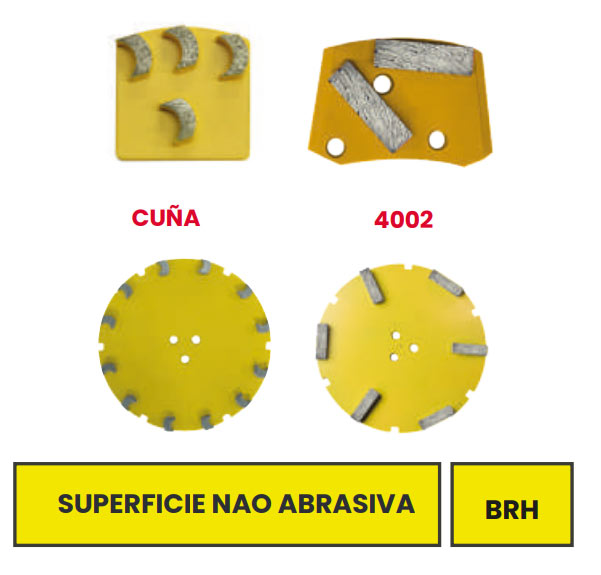 Superfícies não abrasivas, Segmentos e Mós Solga, Coroas de desbaste, Betão, Pavimentos, Pisos, Mós diamantadas, Solga Diamant