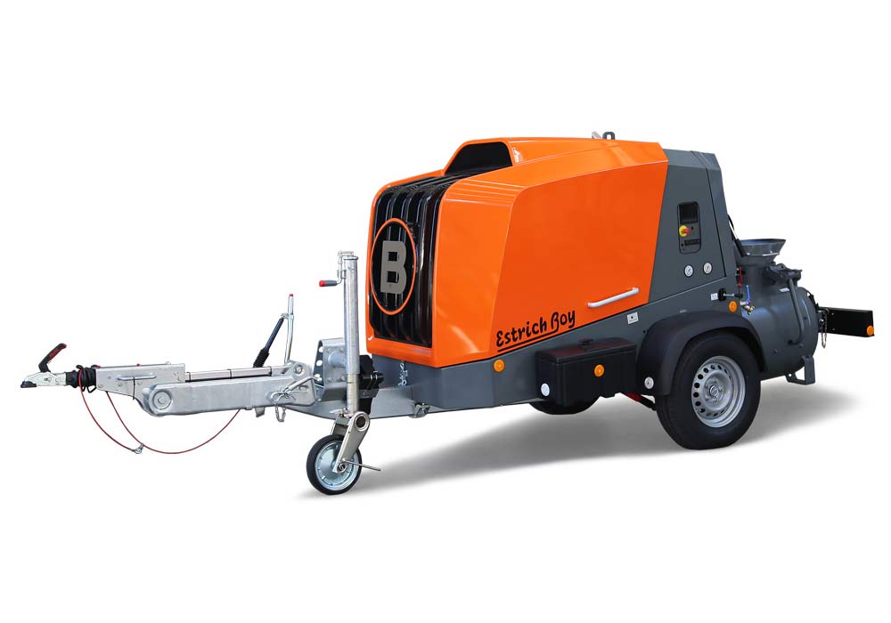 Máquina de betonilha Estrich Boy DC 260-45 Stage V, Maquina Betonilha, Putzmeister, Portugal, Emissões, Bons Preços, Máquinas, Bombas Transportadoras, Betonilha, Betão, Concreto