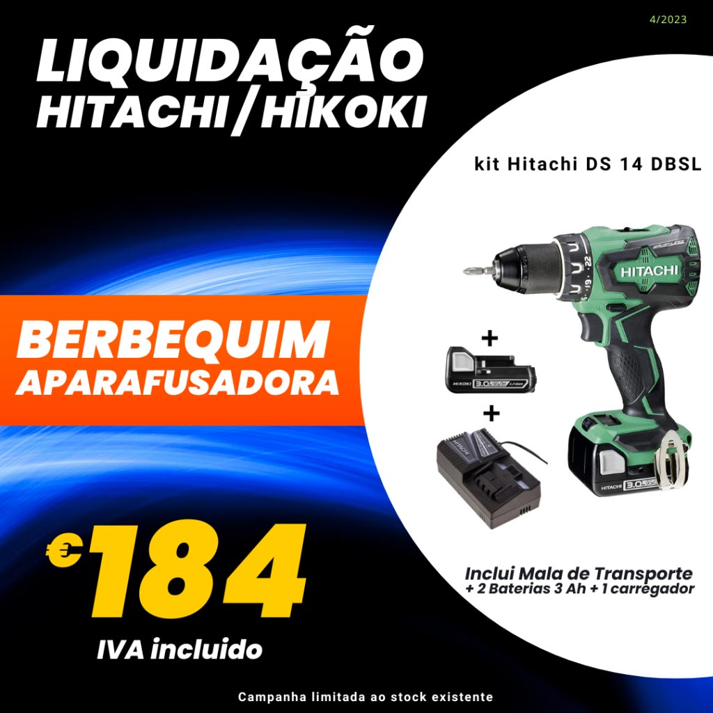 HIKOKI, HITACHI, DS14 DBSL, Aparafusadora, berbequim, Bateria, Sem fio, Ferramentas baratas, Promoção, descontos, Preços baixos, Desconto, Liquidação, Ferramentas eletricas, Hikoki, Hitachi, Barato HIKOKI, HITACHI, DS14 DBSL, Aparafusadora, berbequim, Bateria, Sem fio, Ferramentas baratas, Promoção, descontos, Preços baixos, Desconto, Liquidação, Ferramentas eletricas, Hikoki, Hitachi, Barato