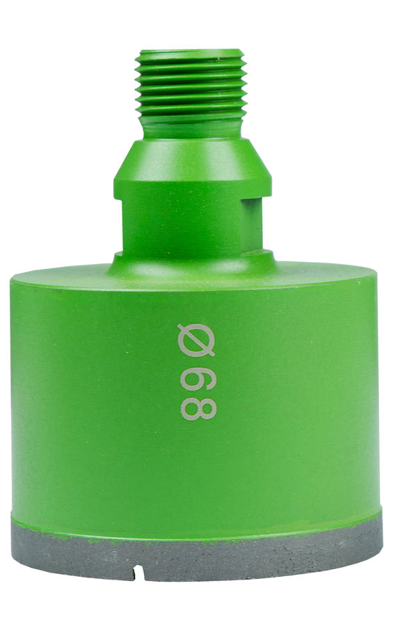38106800, Broca, coroa, Eibenstock, furação húmida, 1/2 polegada, Anel, coroa diâmetro 68 mm