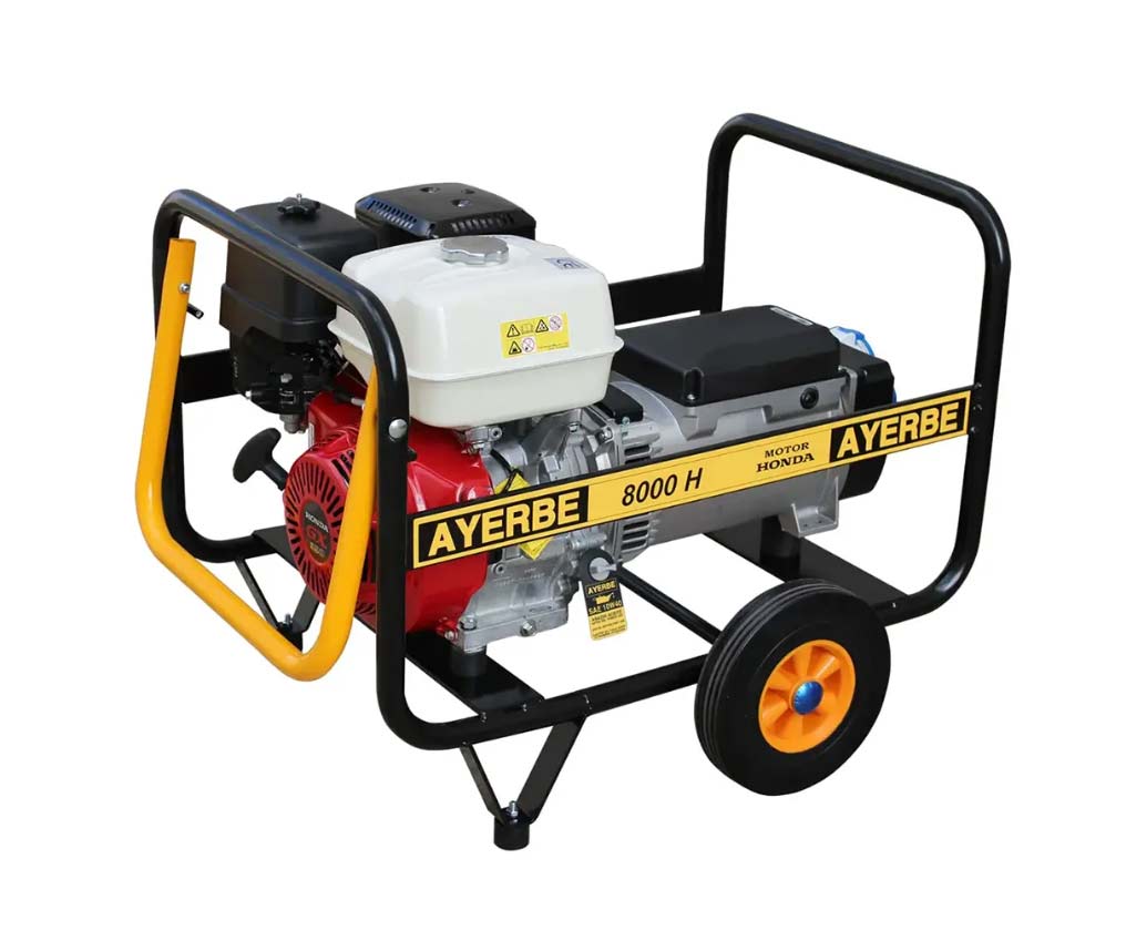 5434160, Ayerbe, Geradores Monofásicos, a gasolina, geradores com arranque elétrico, geradores domésticos, motores a 4 tempos, Bom preço, gerador, potencia, gerador barato, ferramentas, obras, campismo, baratos, arranque elétrico Gerador AY – 8000 H MN, Ayerbe, 5420120, gerador insonorizado, Geradores trifasicos, Gerador Ayerbe, 22 KVA, Motor Perkins 404A- 22G1, Geradores Novos, Preço, Geradores para construção