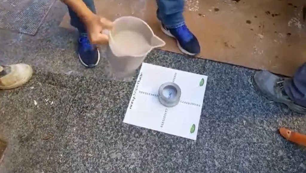 Autonivelantes, teste de fluidez para autonivelantes, Flow test, betonilha autonivelante teste de fluidez para autonivelantes, Flow test, betonilha autonivelante, Maquinas, construção, Autonivelantes, teste de fluidez para autonivelantes, Flow test, betonilha autonivelante