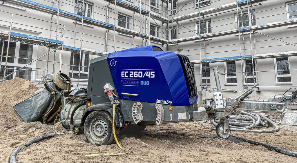 Maquina de Betonilha Elétrica em obra, EstrichBoy EC 260/45, Flexdrive DUO, Brinkmann, Portugal, Máquinas de betonilha Elétricas Maquina de Betonilha Elétrica em obra, EstrichBoy EC 260/45, Flexdrive DUO, Brinkmann, Portugal, Máquinas de betonilha Elétricas